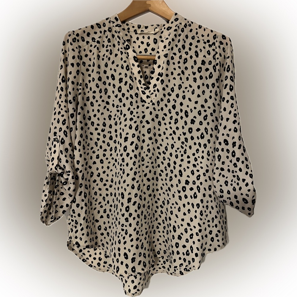 Elegant cheetah print Blouse